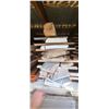 Image 1 : 10 BIRCH AIR DRIED LIVE EGDE SLAB 6"-13"W X 30"- 78 L X 1 1/2 TO 2 " THICK