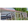 Image 8 : TWO 6 FT X 15 FT X 1 FT DEEP ALUMINUM CANOPY FRAMES - GREAT FOR RAISED GARDEN BEDS