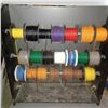 Image 3 : LARGE WIRE STORAGE/ DISPENSING RACK WITH ASSORTED WIRE REELS