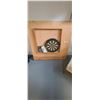 Image 1 : DART BOARD - COMES WITH DART BACKBOARD , DARTS AND A DART MATH CALCULATOR