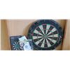 Image 4 : DART BOARD - COMES WITH DART BACKBOARD , DARTS AND A DART MATH CALCULATOR