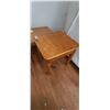 Image 2 : OAK COFFE TABLE AND TWO END TABLES