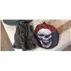 Image 2 : HARLEY DAVIDSON SIZE 8 LEATHER BOOTS, GLOVES AND BANDANA