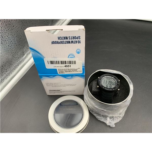 10 ATM Waterproof Sports Watch