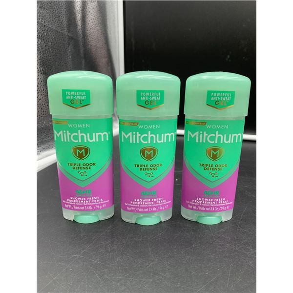 Mitchum Women Shower Fresh Gel Antiperspirant (3 x 96g)