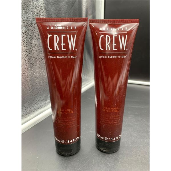 American Crew Men's Firm Hold Styling Gel (2 x 250ml)