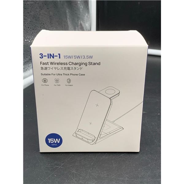 3-in-2 15w3.5w Fast Wireless Charging Stand