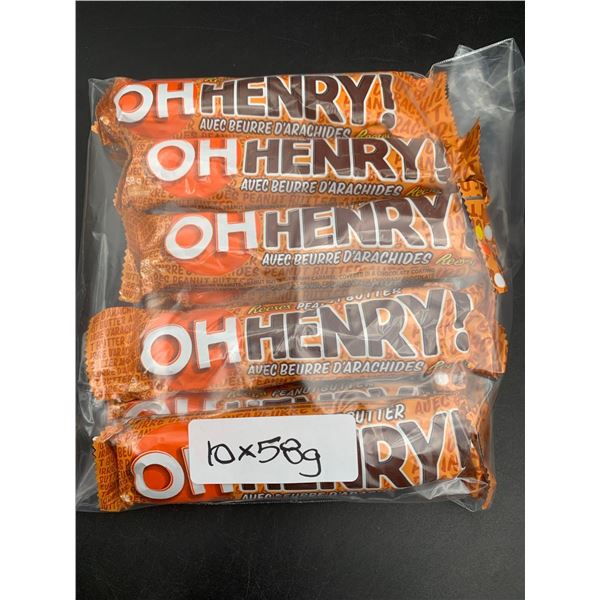 Oh Henry Peanut Butter Candy Bars (10 x 58g)