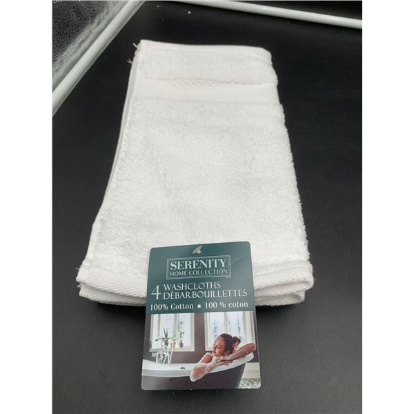 Serenity 4 Washcloths