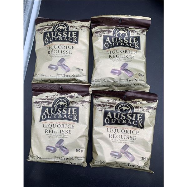 Aussie Outback Black Liquorice (4 x 200g) Allergen Free
