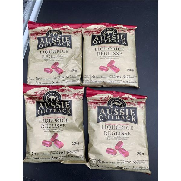 Aussie Outback Raspberry Liquorice (4 x 200g) Allergen Free