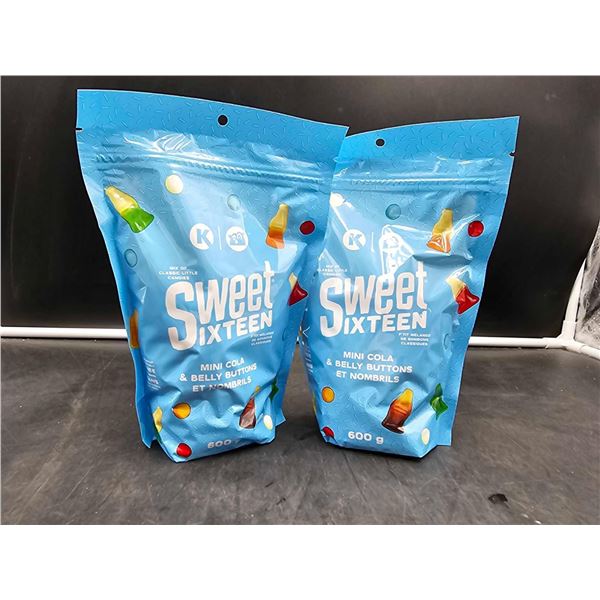 Sweet Sixteen Mini Cola & Belly Buttons (2 x 600g)