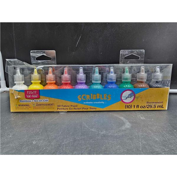 Scribbles 3 D Fabric Paint-Permanent