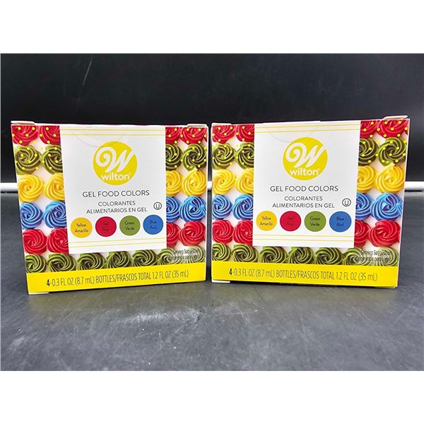 Wilton Gel Food Colours (2 x 4)