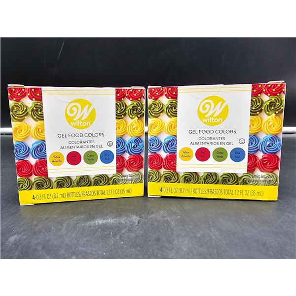 Wilton Gel Food Colours (2 x 4)