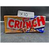 Image 1 : Nestle Crunch Cookie Biscuit Candy Bars (10 x 100g)