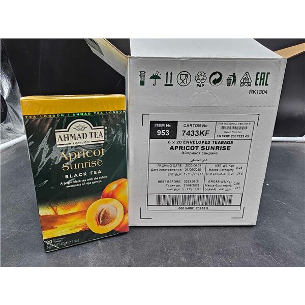 Ahmad Tea Apricot Sunrise Black Tea (6 x 20)