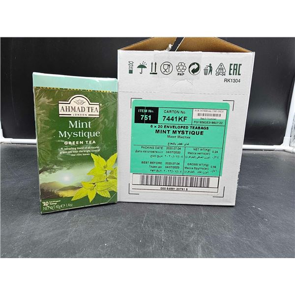 Ahmad Tea Mint Mystique Green Tea (6 x 20)