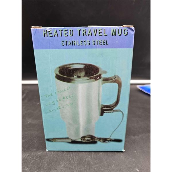 Heated Travel Mug Stainless Steel