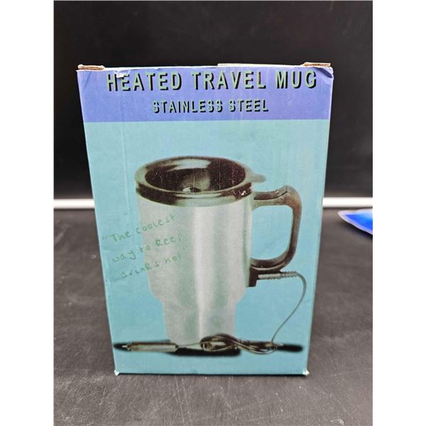 Heated Travel Mug Stainless Steel