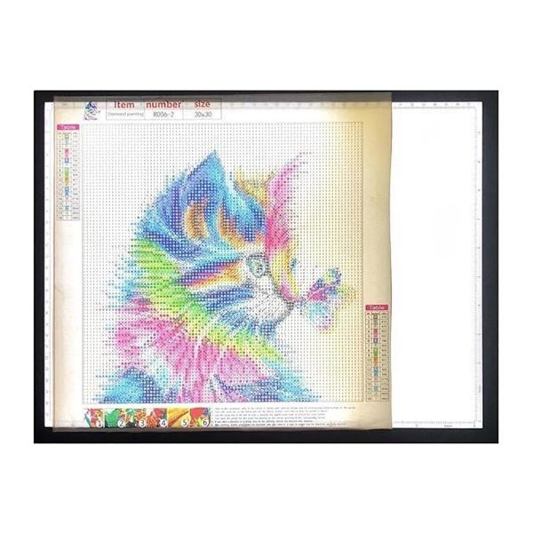 A3 Diamond Painting Light Pad with Stand Tracing Light Board Drawing Light Box Light Table for Weedi