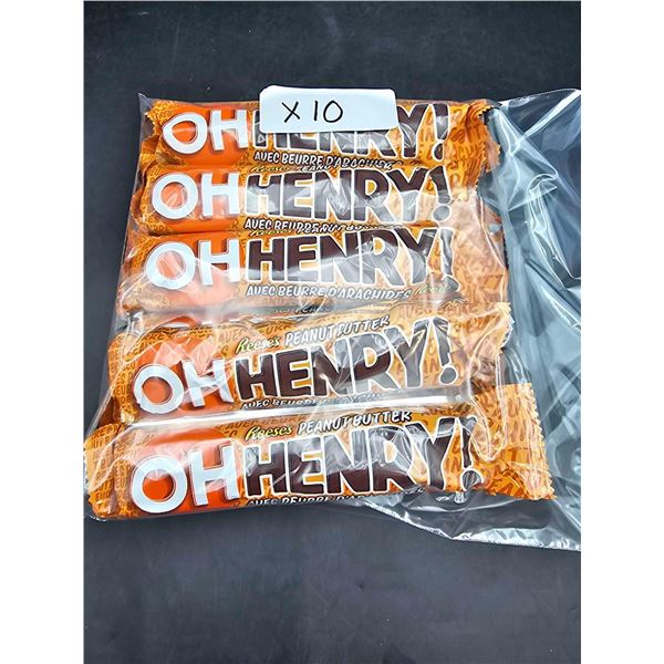 Oh Henry Peanut Butter Candy Bars (10ct)