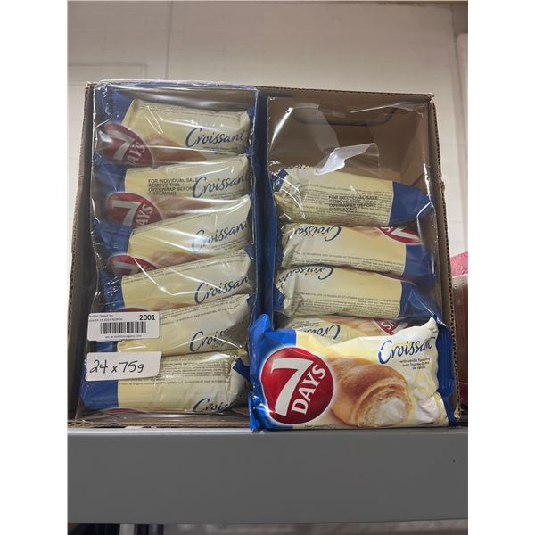 CASE LOT- 7 Days Croissant Vanilla Flavor  24x75g