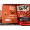 Image 1 : CASE LOT- Harvest Crunch Baked Red Lentil Snacks Crunchy Loops Kick'n BBQ Flavor 12x71g