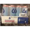 Image 1 : CASE LOT- Wake Water Grapefruit Caffeinated Sparking Water Beverage 12x355mL