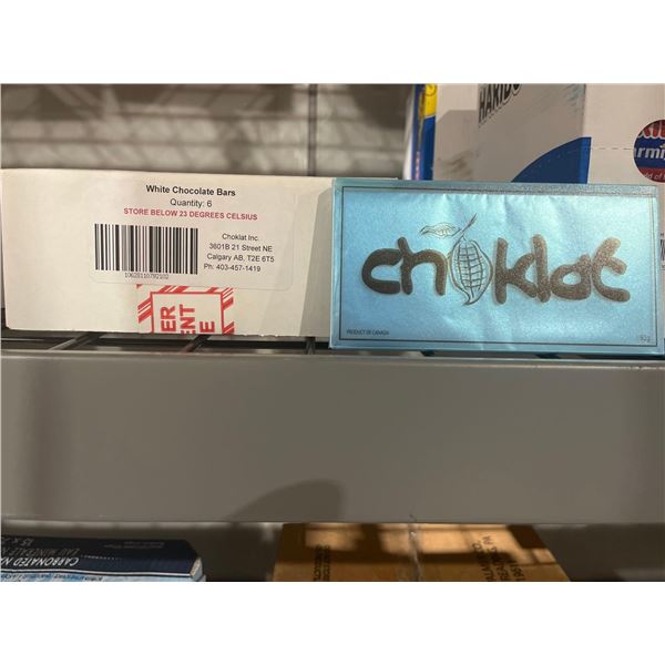 CASE LOT- Choklat Natural White Chocolate Bars 6x92g