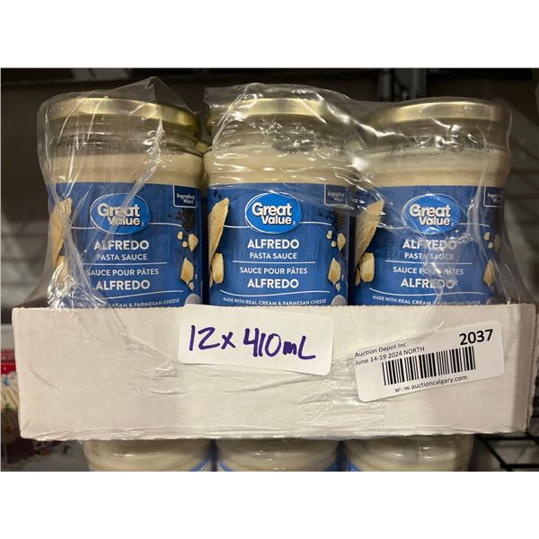 CASE LOT- Great Value Alfredo Pasta Sauce 12x410mL