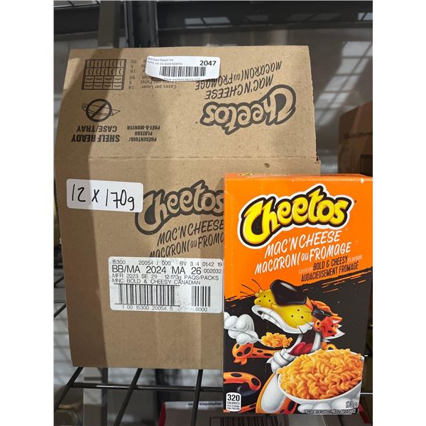 CASE LOT- Cheetos Mac'N Cheese Bold & Cheesy Flavor 12x170g Boxes