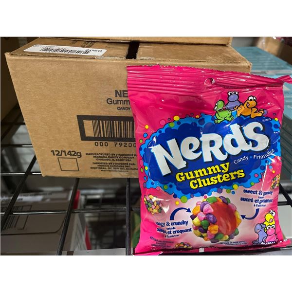 CASE LOT- Nerds Rainbow Gummy Clusters 12x142g Packages