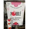 Image 1 : CASE LOT- Pobble Bursting Bubble Tea Mixed Berries + Hibiscus with Fruit Juice 24x490mL