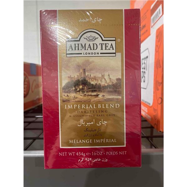 CASE LOT- Ahmad Tea London Imperial Blend Darjeeling & Assam with Earl Grey 3x454g