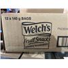 Image 2 : CASE LOT- Welch's Real Fruit Fruit Snacks Berries 'N Cherries 12x140g Bags