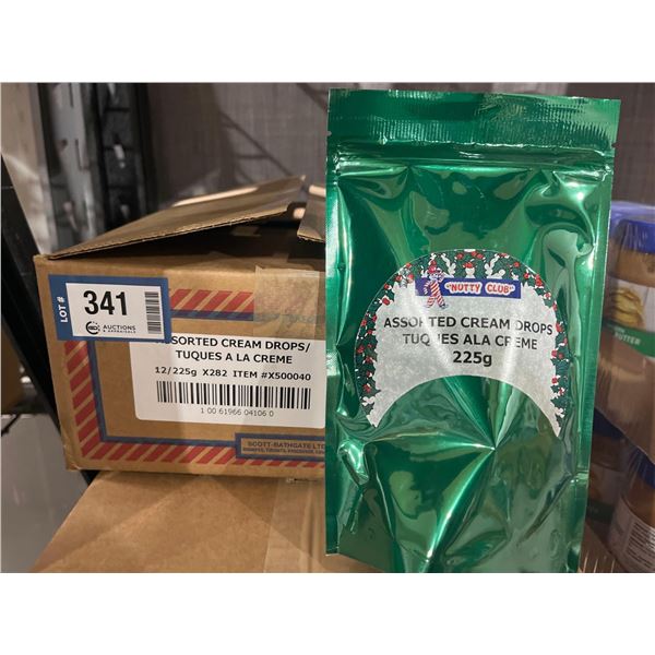 CASE LOT- "Nutty Club" Assorted Cream Drops 12x255g bags