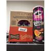 Image 1 : CASE LOT- Pringles Scorchin Medium BBQ Flavor 14x156g