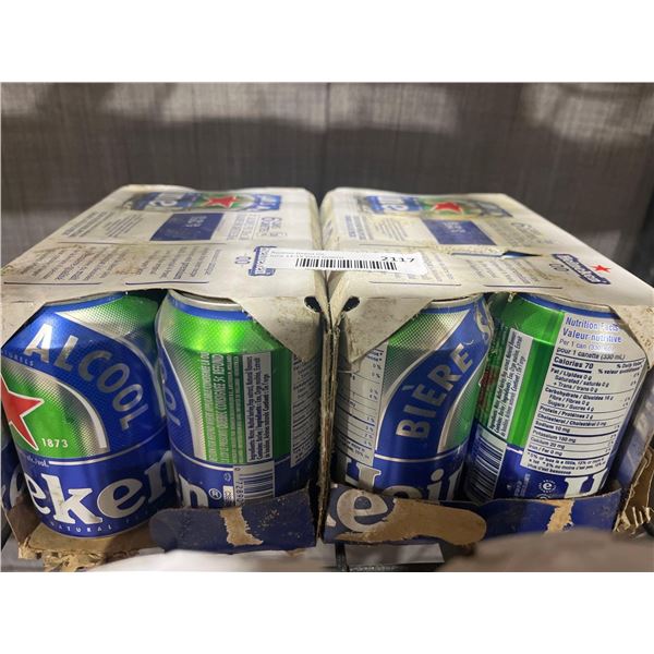 CASE LOT- Heineken 0% Alcohol-Free Beer 12x330mL Cans