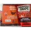 Image 1 : CASE LOT- Harvest Crunch Baked Red Lentil Snacks Crunchy Loops Kick'n BBQ Flavor 12x71g
