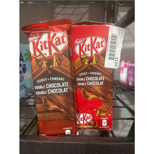 CASE LOT- Kit-Kat Double Chocolate Gooey Filling Candy Bar 15x112g