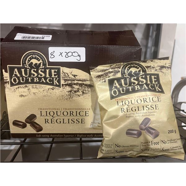 CASE LOT- CASE LOT- Aussie Outback Traditional Liquorice 8 x 200g