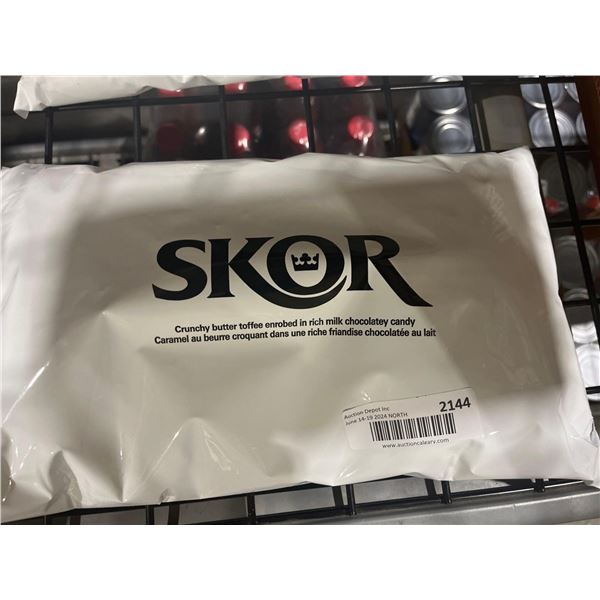 CASE LOT- Skor Crunchy Butter Toffee in Milk Chocolate Bits 5Lb