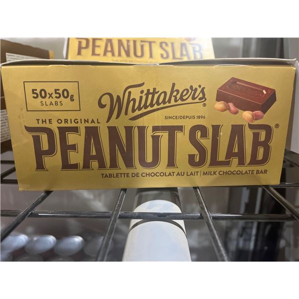 CASE LOT- Whittaker's Peanut Slab Milk Chocolate 50 x 50g