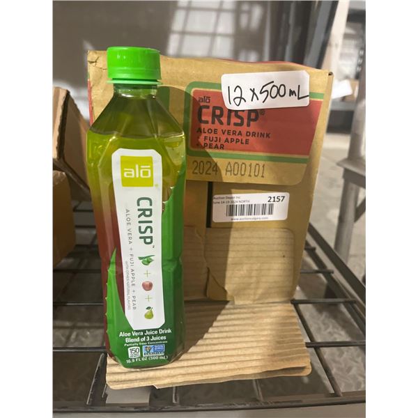 CASE LOT- Alo Aloe Vera +Fuji  Apple + Pear 12 x 500ml