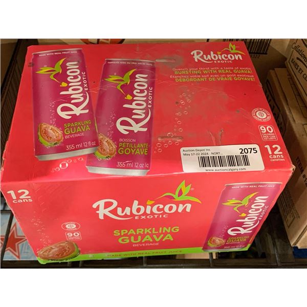CASE LOT - Rubicon Exotic sparkling guava beverage 12x355ml