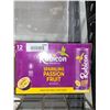 Image 1 : CASE LOT - Rubicon Exotic sparkling passion fruit beverage 12x355ml