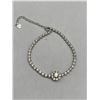 Image 1 : BRACELET 0.50 CT GRA CERTIFIED MOISSANITE VVS D COLOR SURROUNDED IN A ROUND HALO AND MORE IN SEPARAT