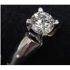 Image 2 : 14K White Gold Diamond (0.75Ct,Vs1,E) Ring (~Size 6.25)(~weight 3.39g), Made in Canada, Appraised Re