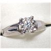 Image 4 : 14K White Gold Diamond (0.75Ct,Vs1,E) Ring (~Size 6.25)(~weight 3.39g), Made in Canada, Appraised Re